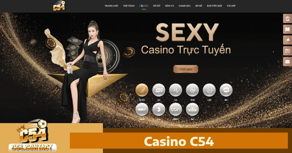 C54 30 Casino c54 – Sòng Bạc Online Đẳng Cấp Với Cơ Hội Trúng Lớn