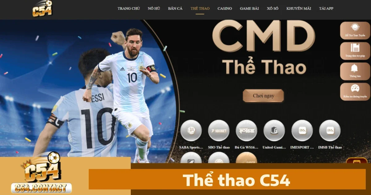 C54 31 Cá Cược Thể Thao c54 – Đặt Cược Mọi Giải Đấu Hấp Dẫn